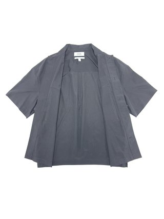 COS Oversized Utility Shirt Dark Grey Boxy Short S