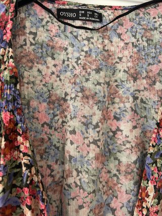 Vestido flores Oysho