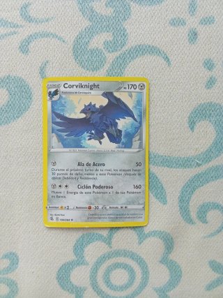 Cartas Pokémon Corviknight, Pangoro, Inteleon