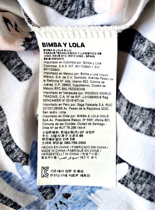 Vestido Bimba y Lola Floral Talla XL