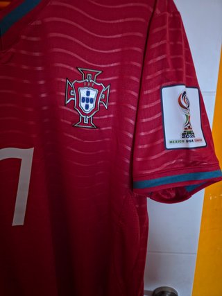 Camiseta Portugal Puma Talla L Roja