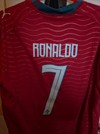 Camiseta Portugal Puma Talla L Roja