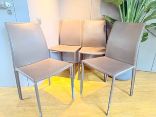 4 Sillas de comedor modernas