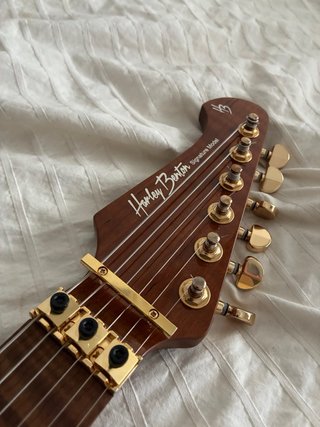 Harley Benton Fusion Max Morada Guitarra Eléctrica