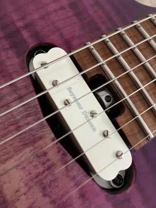 Harley Benton Fusion Max Morada Guitarra Eléctrica