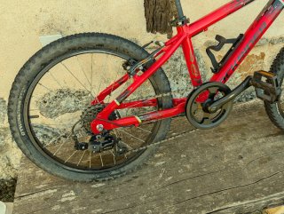 Bicicleta Rockrider ST900 20 Roja