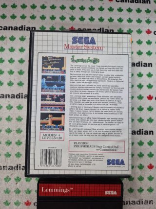 Lemmings Master System
