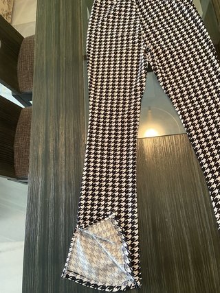 Pantalones Shein Estampado Houndstooth
