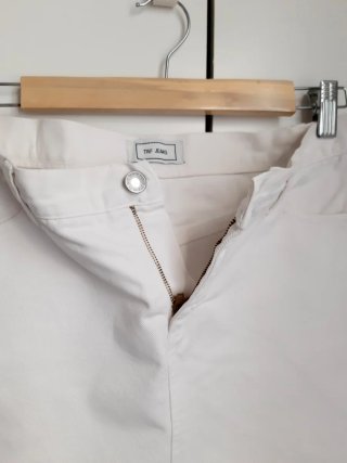 Falda vaquera mini blanca TRF