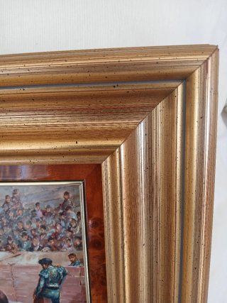 Cuadro de Sánchez Manso: Corrida de Toros