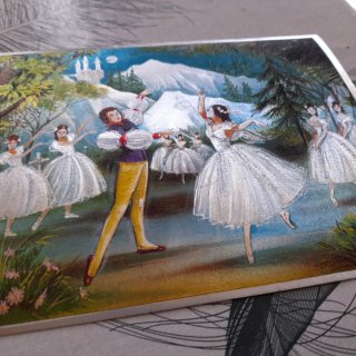 Lote de 2 Postales Vintage años 70 brillantes