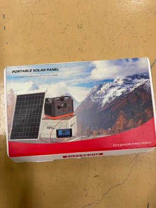 Panel Solar Portátil + Controlador Carga