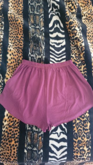 Shorts burdeos Pull&Bear