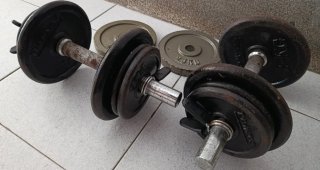 Set Mancuernas Hierro Fundido 21kg