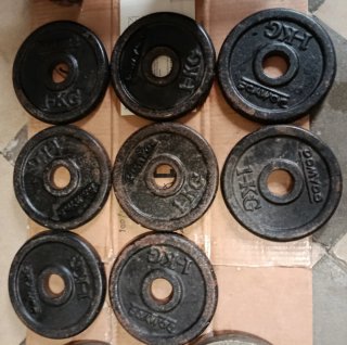 Set Mancuernas Hierro Fundido 21kg