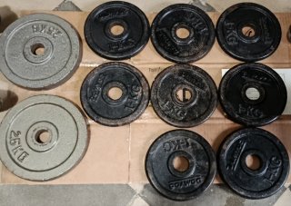 Set Mancuernas Hierro Fundido 21kg