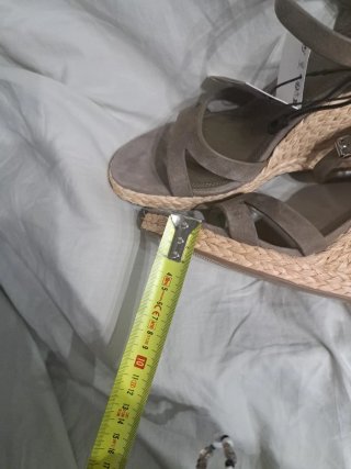 Sandalias Zara Verde Oliva Talla 39