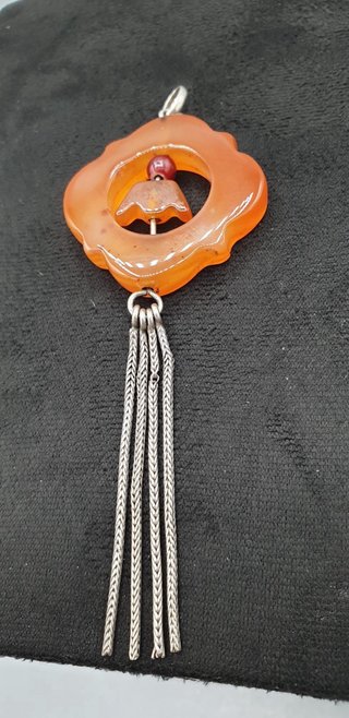 Ciondolo Vintage in Corniola (10 cm)