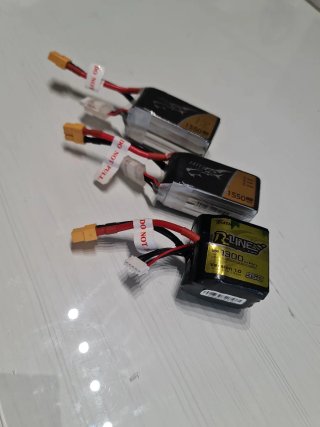 Baterías Lipo Tattu 1550mAh 4S (2 unidades) y MÁS.