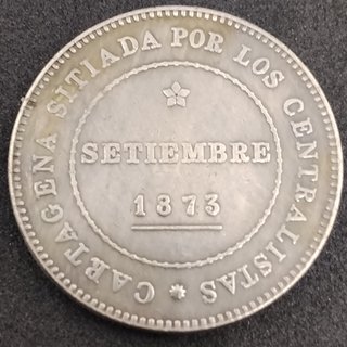 🇪🇦 2 MONEDAS REVOLUCIÓN CANTONAL 1873