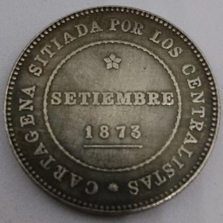 🇪🇦 REVOLUCIÓN CANTONAL CARTAGENA 1873 2 MONEDAS