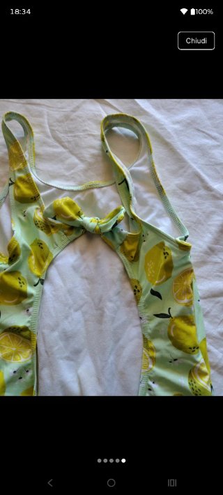 Costume bimba limoni 13 anni
