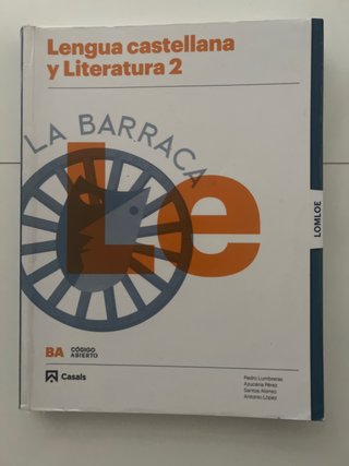 Lengua castellana y literatura 2, Le Bachillerato