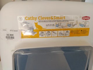 Arenero para gatos Cathy Clever&Smart