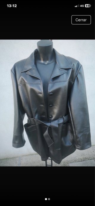 Chaqueta polipiel Carla Rissi mujer