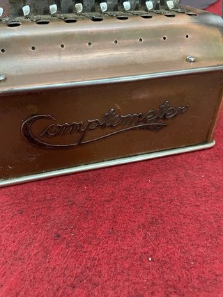 ANTIGUA MÁQUINA DE SUMAR “COMPTOMETER” 1887