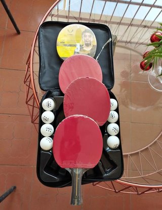Set Raquetas Ping Pong LOKI + Bolas