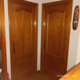 Puertas de madera interiores