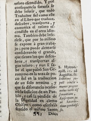 Libro antiguo Pablo de Medici 1734