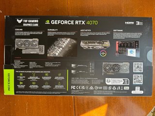 ASUS TUF Gaming RTX 4070 OC 12GB