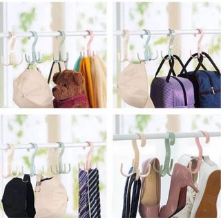 Colgador de bolsos/pañuelos beige
