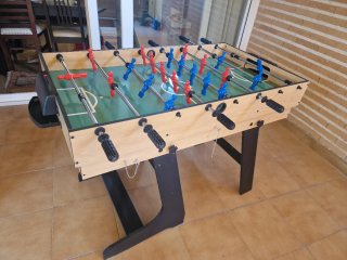 Mesa de futbolín multijuegos