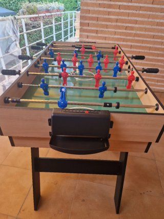 Mesa de futbolín multijuegos