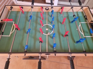 Mesa de futbolín multijuegos