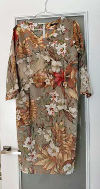 Vestido estampado floral favorecedor