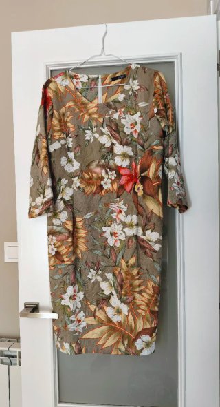 Vestido estampado floral favorecedor