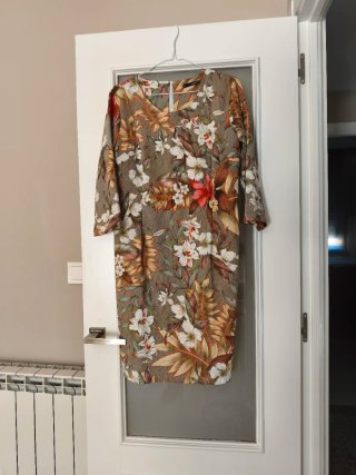 Vestido estampado floral favorecedor