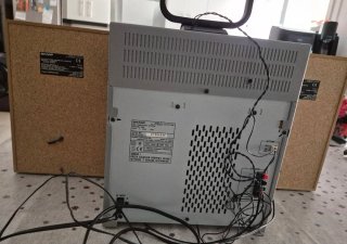 Minicadena Sharp 3 CDs Radio Cassette doble