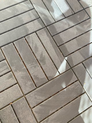Suelo exterior madera gris
