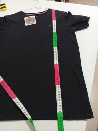 Camiseta Tommy Hilfiger Negra Talla XS