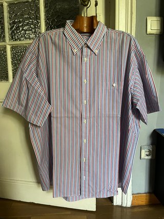 Camisa hombre manga corta rayas