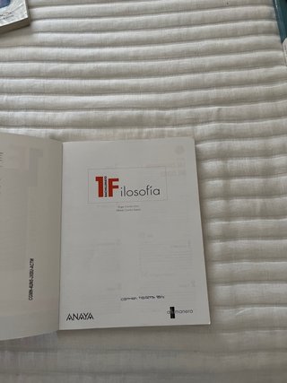 Filosofía 1 bachillerato