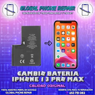 Cambio Batería iPhone 13 Pro Max