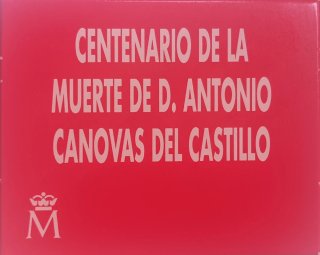 Moneda 1000 pesetas 1997 Cánovas del Castillo