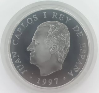 Moneda 1000 pesetas 1997 Cánovas del Castillo
