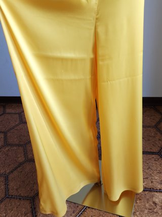 Completo estivo Pantalone giallo e Blusa Taglia XL